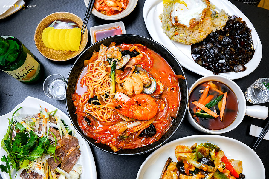 韓華園 知名韓式中華料理 滿滿韓國客 必吃糖醋肉 台北松山機場美食 可可多冰